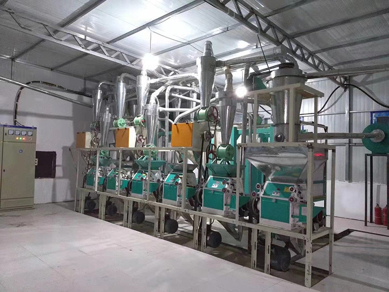 新疆麦盖提县30吨面粉厂